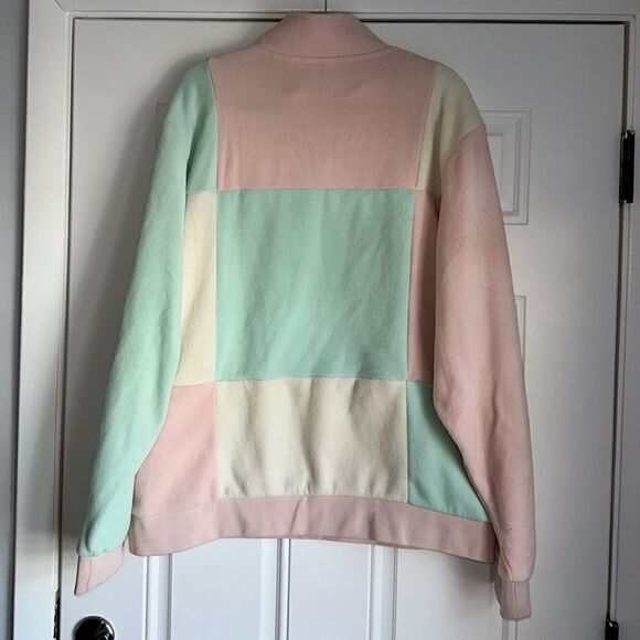 Teddy Fresh size 2XL the polar colorblock quarter zip fleece pullover sweatshirt - Picture 7 of 8